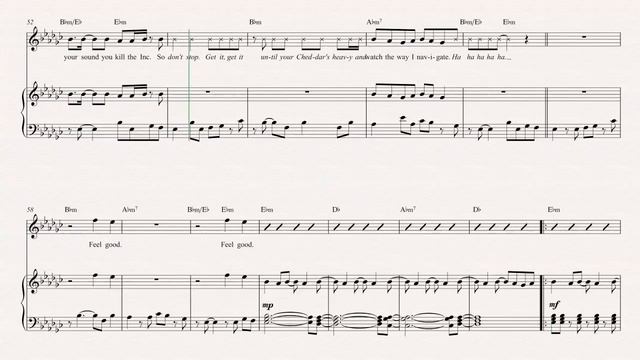 Flute - Feel Good Inc - Gorillaz Sheet Music, Chords, & Vocals смотреть онлайн