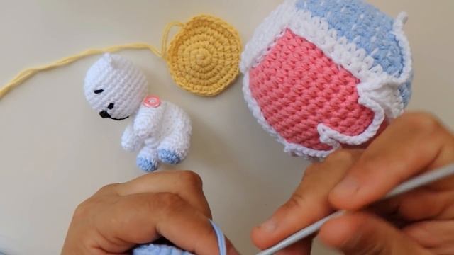 OSITO Y GLOBO TEJIDO A CROCHET - PARTE 1