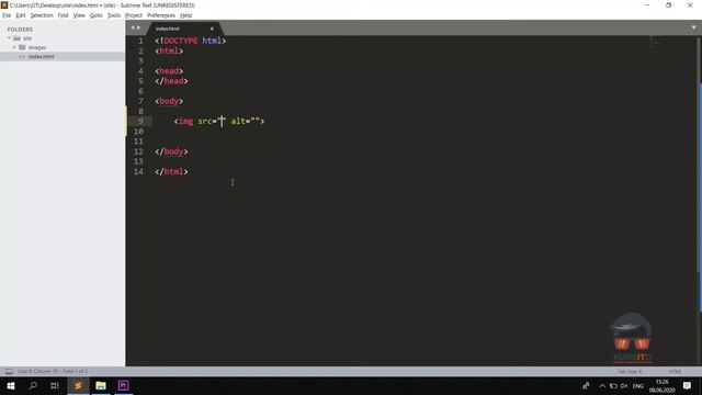 Как вставить изображение в html страницу. #3 смотреть онлайн