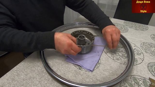 Сборка и спицевание колёс Рига-13 , Рига-7 . смотреть онлайн