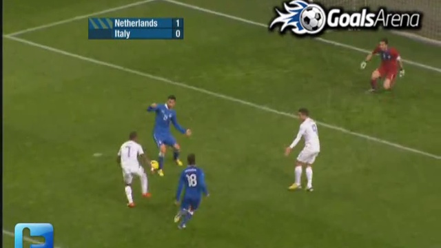 Holland 1-1 Italy (Friendly) 