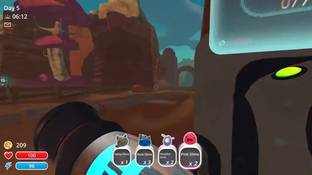 Slime Rancher rosa blu gialli e azzurri смотреть онлайн