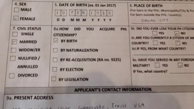 How to fill out PHILIPPINE RENEWAL PASSPORT Application form смотреть онлайн