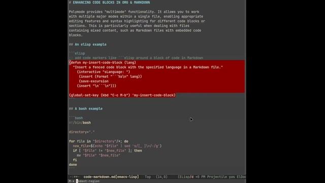 The Polymode Package for Emacs смотреть онлайн