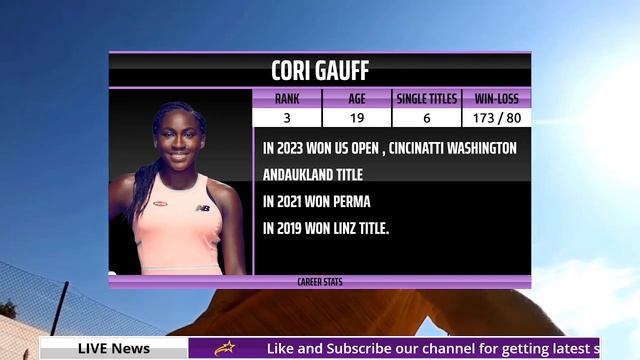 WTA LIVE ONS JABEUR VS CORI GAUFF  WTA FINAL CANCUN 2023 TENNIS PREVIEW STREAM