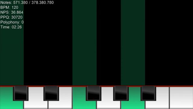 [Black MIDI] Songs of just repeating the same Sounds v5 - 378 Million смотреть онлайн