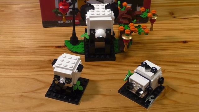 LEGO 40466 BrickHeadz Панды на китайский Новый год Обзор набора смотреть онлайн