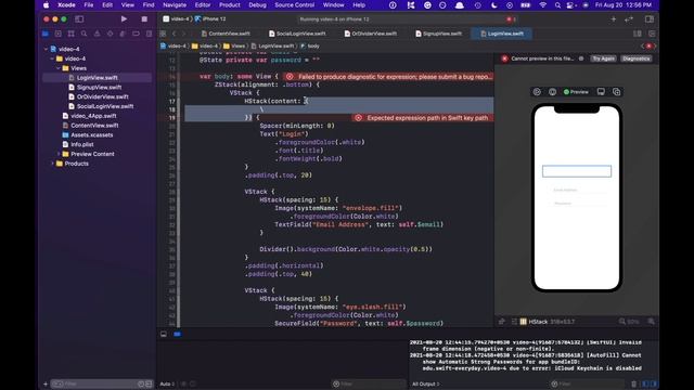 Ep. #4: How to use full signature init() for VStack, HStack, ZStack смотреть онлайн
