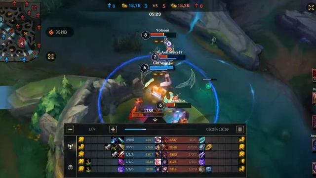 Украл дракона на Ксин Жао. Lol Wild Rift. смотреть онлайн