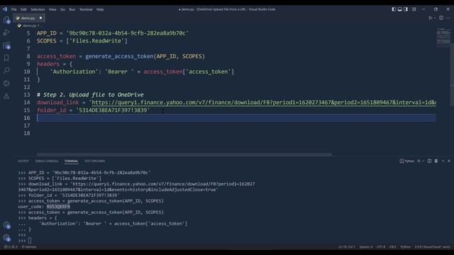 Upload Files To OneDrive From URLs Using Microsoft Graph API In Python смотреть онлайн