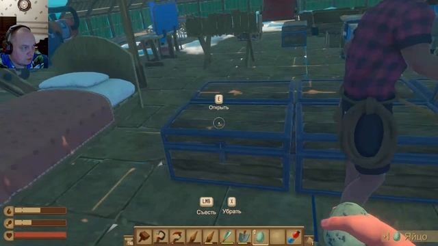 Новый остров и потеря бойца! - Raft #5 смотреть онлайн