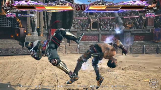Tekken 8 ▰ Pinya (Raven) Vs Double (Law) ▰ Ranked Matches! смотреть онлайн