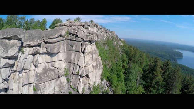 Аракульский Шихан и озеро Аракуль с квадрокоптера лето 2015 смотреть онлайн