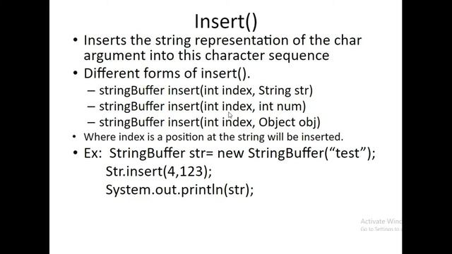 JAVA II UNIT 2 II Lecture 7 II STRING BUFFER CLASS смотреть онлайн
