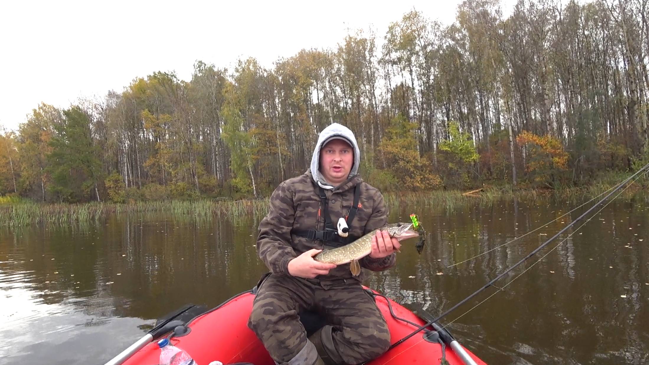 Рыбалка на спиннинг.Жор щуки.Уловистый попер.Уха на костре.#рыбалка. смотреть онлайн