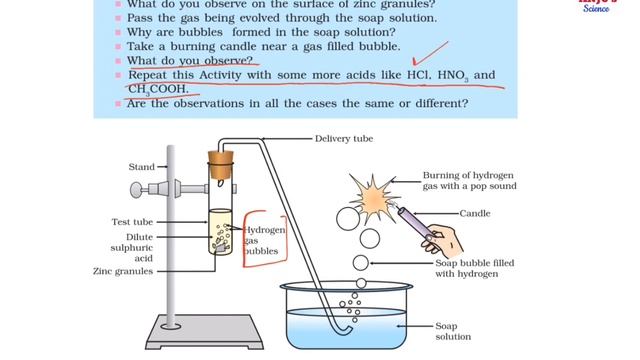 Chemical Properties of Acids & Bases // How Acids React with Metals // Class 10 Chapter 2 Science смотреть онлайн