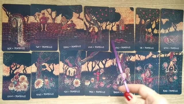 ТАРО Prisma Visions Tarot. ПЕНТАКЛИ 1-10. ЗНАЧЕНИЕ. смотреть онлайн