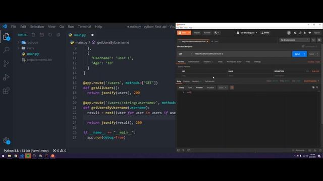 Como crear una RESTful API con Python (Flask framework) смотреть онлайн
