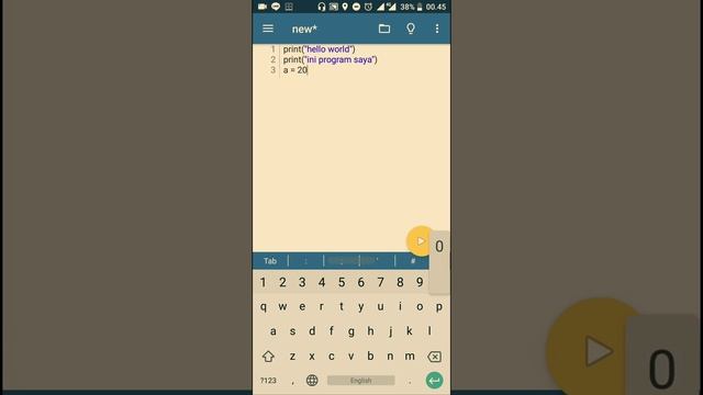 [PYTHON] Coding operator aritmatika смотреть онлайн