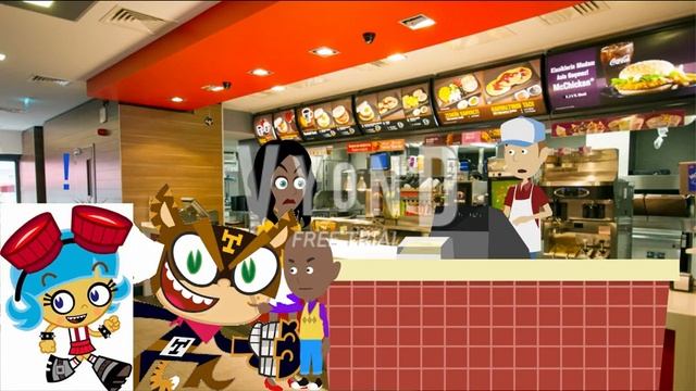 Little Bill Misbehaves At McDonald's (my Russia Version)