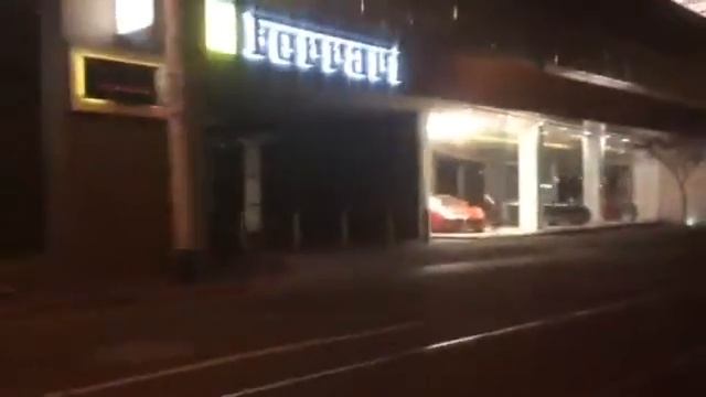 NBS drives past a Ferrari shop vlog 1