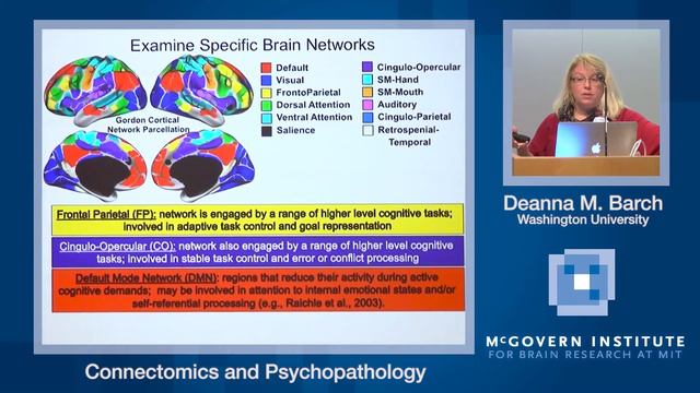 Deanna M. Barch, Connectomics and Psychopathology: A Tale of Many Regions смотреть онлайн
