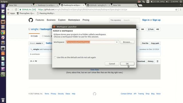 Something BIG : Configure Hadoop plugins in Eclipse смотреть онлайн