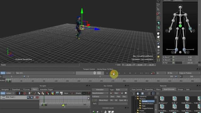 Motionbuilder базовый курс на РУССКОМ ЯЗЫКЕ! Урок 6 -- Треки анимации смотреть онлайн