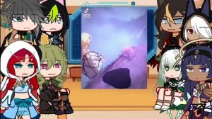 Past Sumeru react to Traveler (female mc) // Genshin Impact // Gacha club