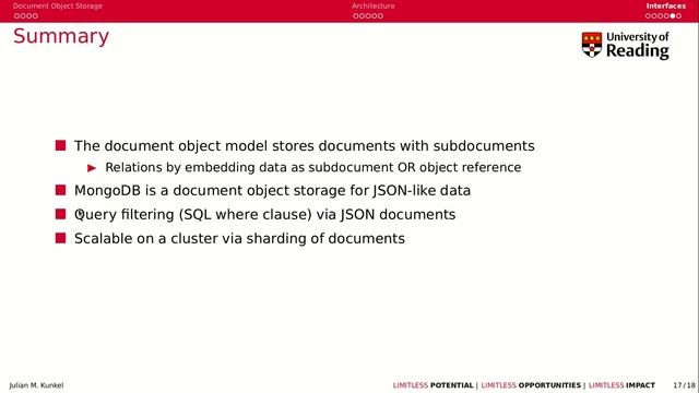 Week 5-10 MongoDB Summary смотреть онлайн