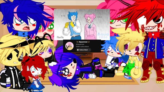 Poppy Playtime React to Funny Animations || Credits In DESC смотреть онлайн