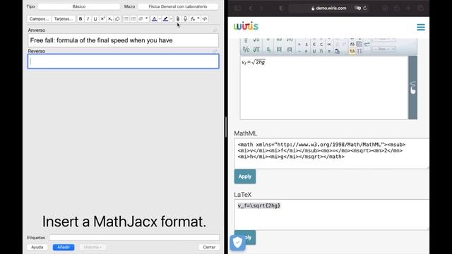 The best and easiest way to write formulas or equations in Anki without external software. смотреть онлайн