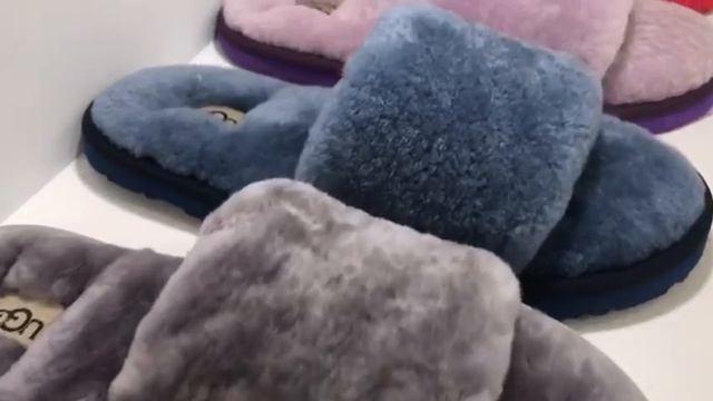 Тапочки UGG из натуральной овчины смотреть онлайн