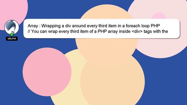 Array : Wrapping a div around every third item in a foreach loop PHP смотреть онлайн