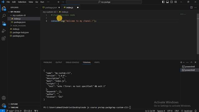Learn Node Js - #042 - in 2023 | Building Cli tools create first Cli app смотреть онлайн