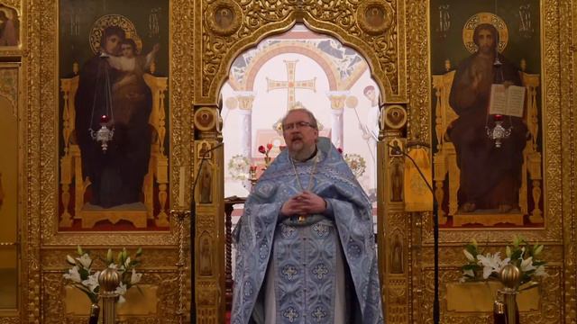 05.12.2021 Проповедь о. Владимира на Литургии. Попразднство Введения смотреть онлайн