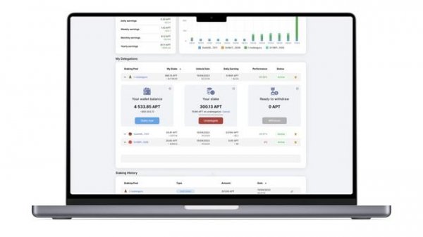 AptoStake by Nodes.Guru. How to stake Aptos tokens