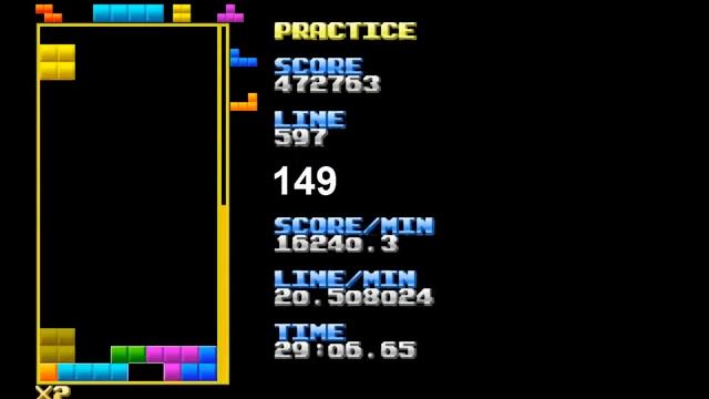 Tetris Exhibition - Sparta! (300 Back-to-Back Perfect Clears!) смотреть онлайн