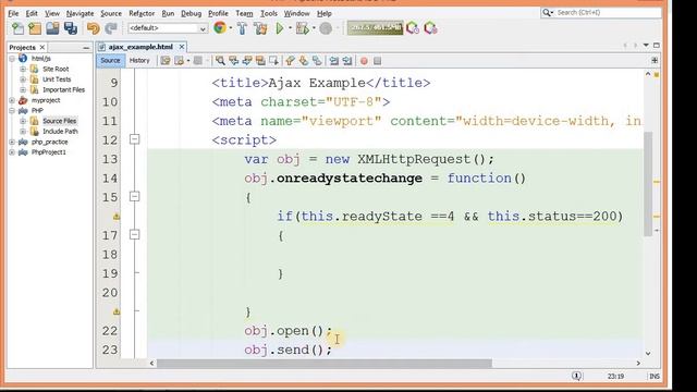 Ajax Example : How to Change content of HTML Tag without reload or refreshing web page using AJAX смотреть онлайн