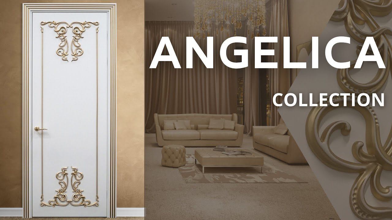 Модель Анжелика - межкомнатная дверь с декором, из коллекции Dinasty