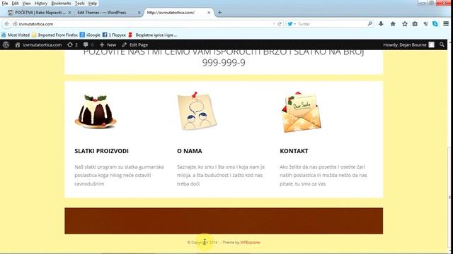 Kako promeniti ili obrisati "Proudly Powered By Wordpress" смотреть онлайн