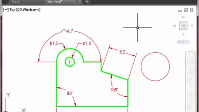AutoCAD 2016 Types of Dimensions in AutoCAD, level 4, lesson 11a, Types of Dimensions in AutoCAD смотреть онлайн