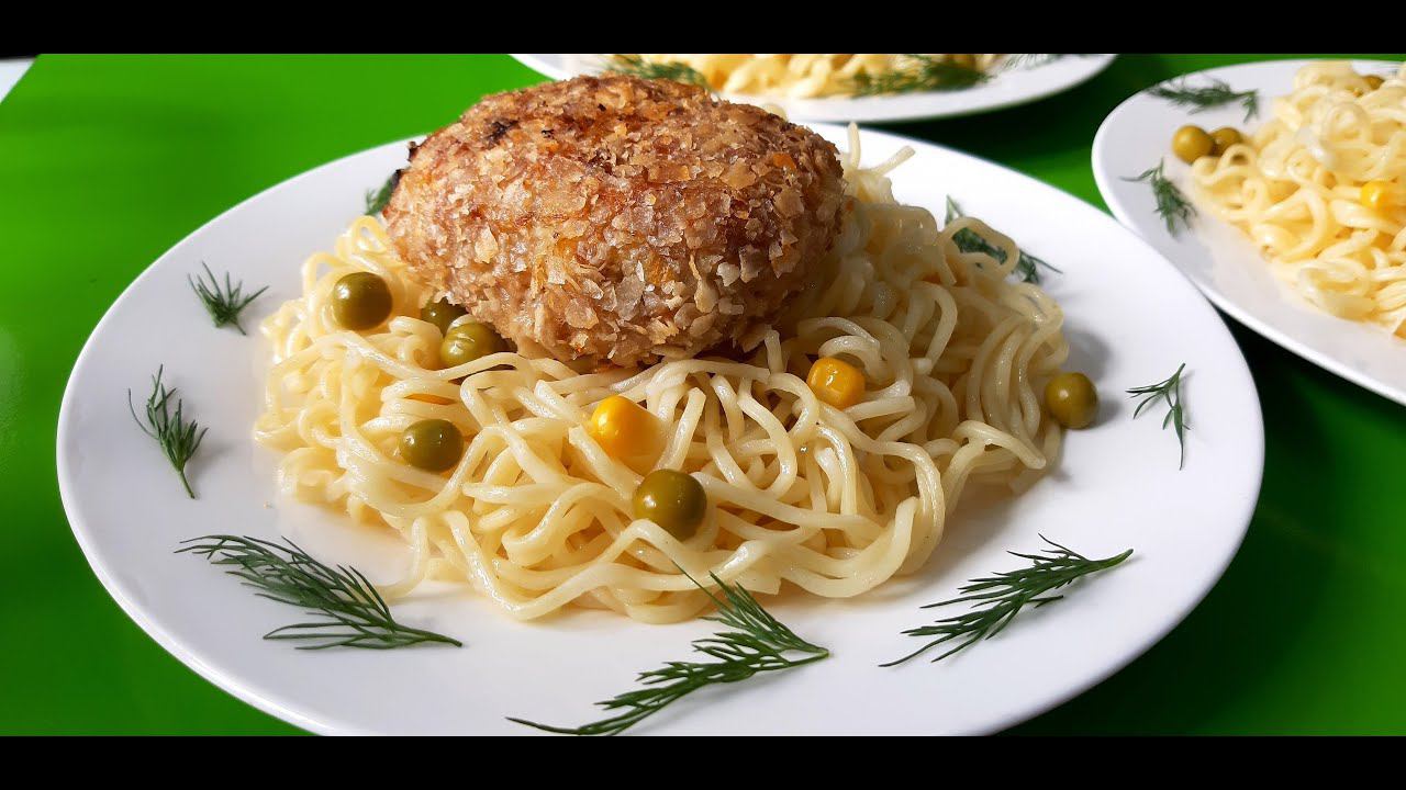 Котлеты к обеду с хрустящей корочкой, внутри мягенькие. Вкусно и просто! Готовятся быстро. смотреть онлайн