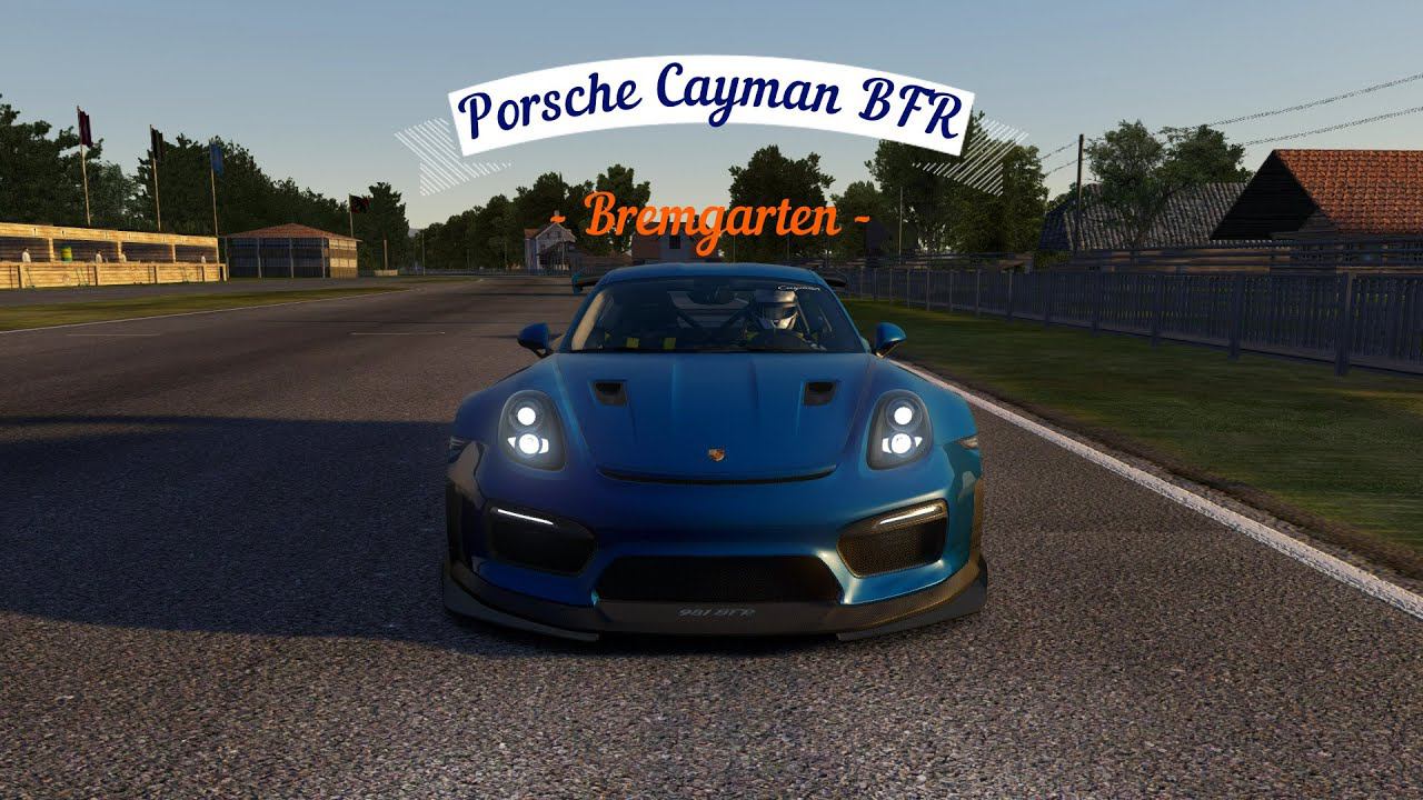Porsche Cayman BFR - Bremgarten faux | Assetto Corsa. смотреть онлайн