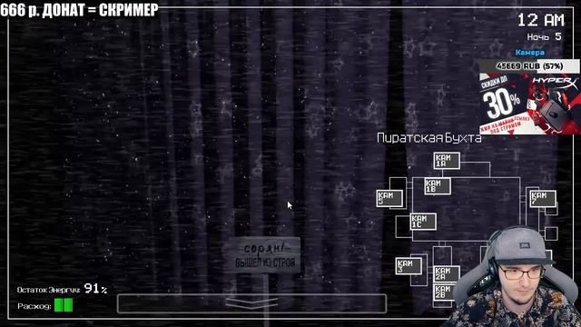 ВПЕРВЫЕ в FNAF! БОИМСЯ И ПЛАЧЕМ В Five Nights At Freddy's  ► (донат в описании) ФНАФ