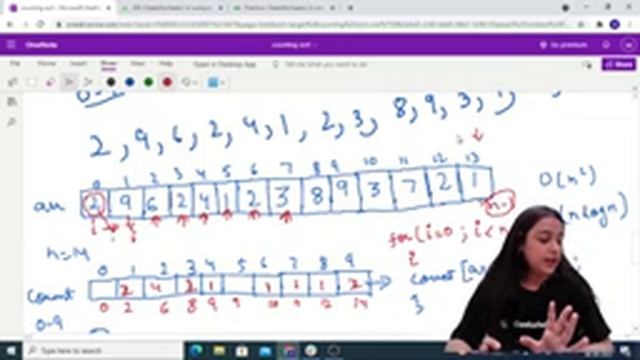 Counting Sort| First step to DSA | Sadaf Khan | GeeksforGeeks School смотреть онлайн