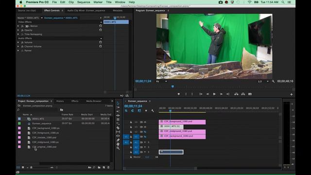 Chromakeying and Compositing in Adobe Premiere смотреть онлайн