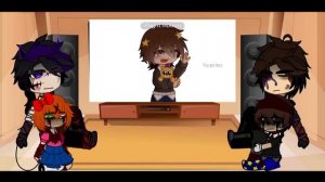 Aftons react to Michael Afton / FNaF / Gacha FNaF