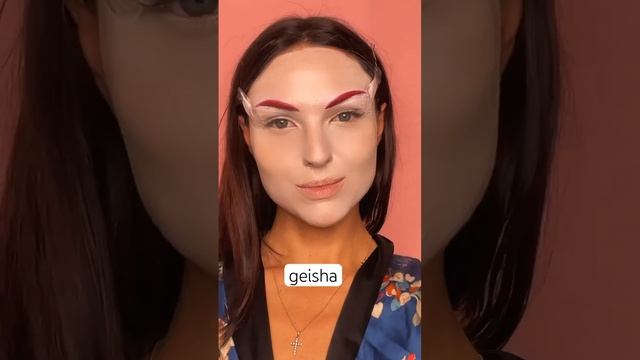 Перевоплощаяюсь в гейшу/Японский грим#shorts#shortsvideo #shortsfeed Transformation Into A Geisha