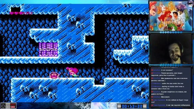 Disney’s The Little Mermaid прохождение 100% | Игра на (Dendy, Nes, Famicom, 8 bit). Cтрим [RUS] смотреть онлайн